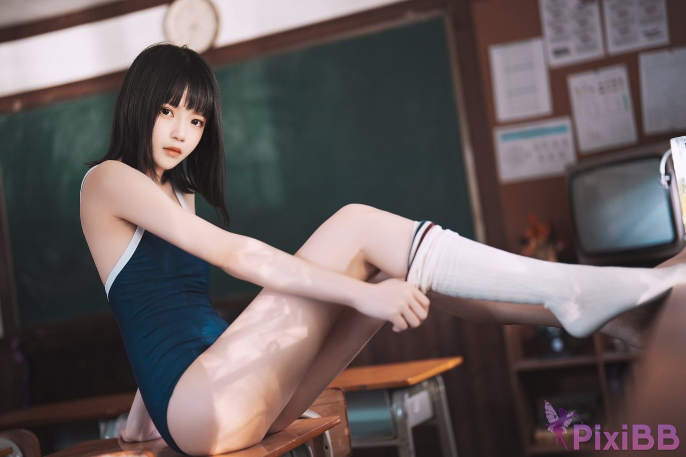 Coser Peach Meow Classroom Death Water PixiBB.COM 018