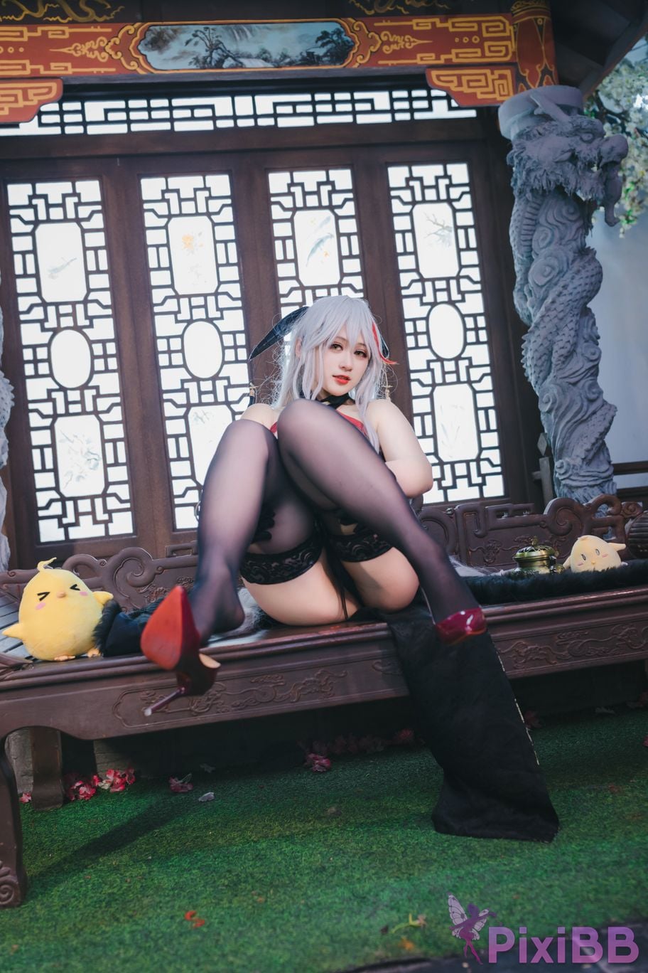 Cosplayer Zaya autumn azur lane Egil PixiBB.COM 047