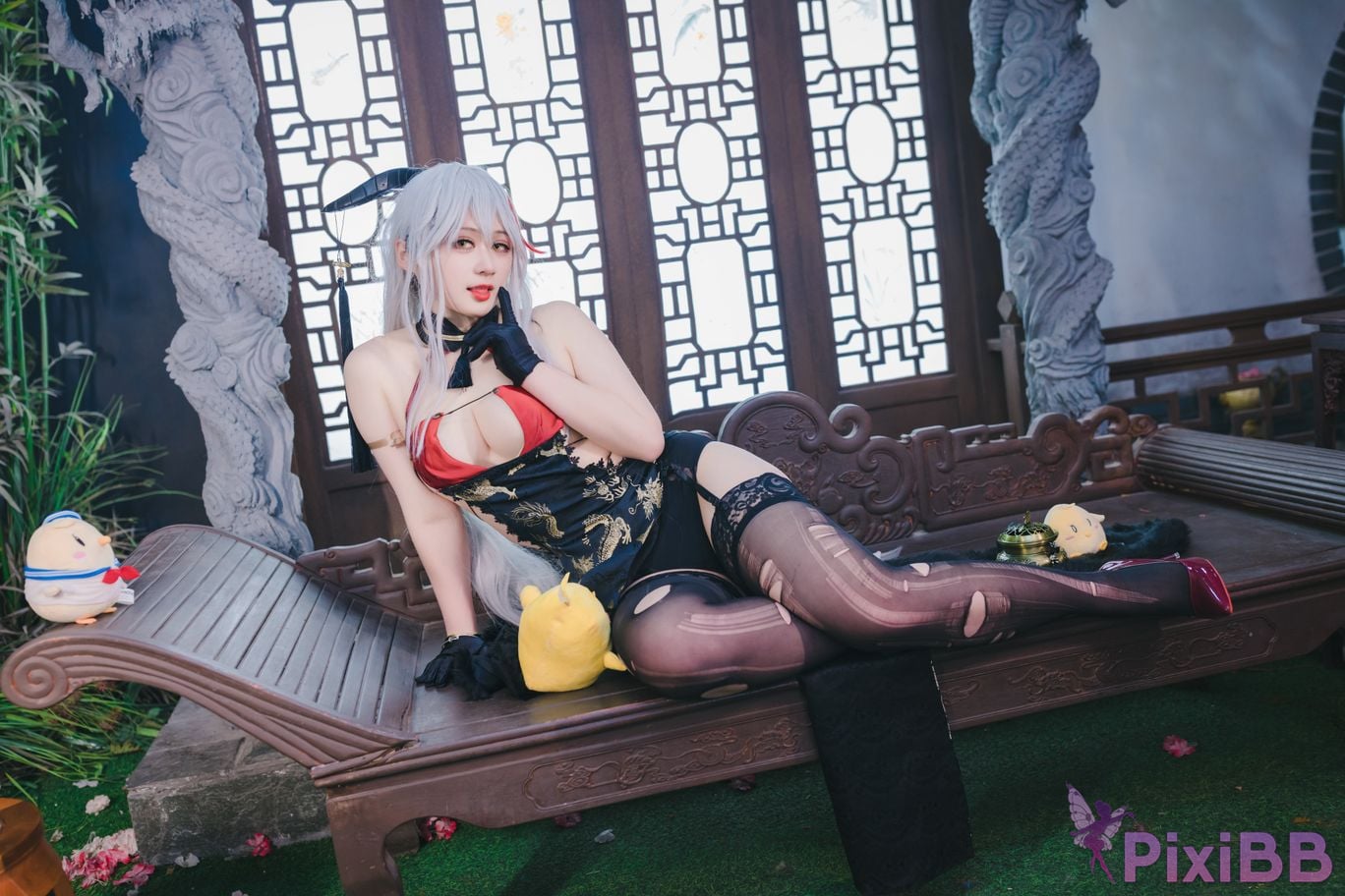 Cosplayer Zaya autumn azur lane Egil PixiBB.COM 062