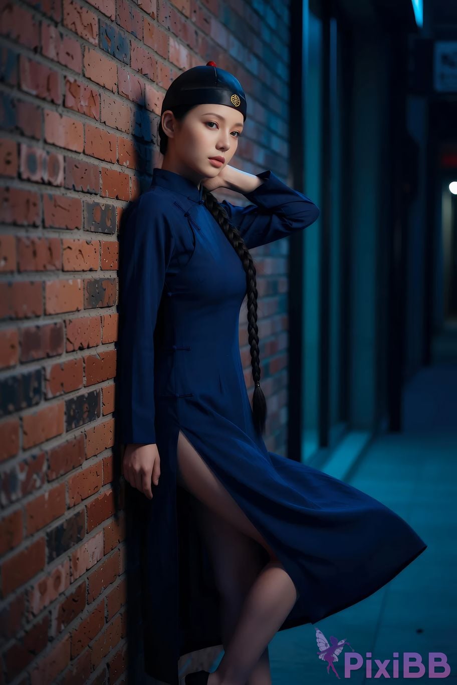 AIGirl Shanshan blue gown PixiBB.COM 073