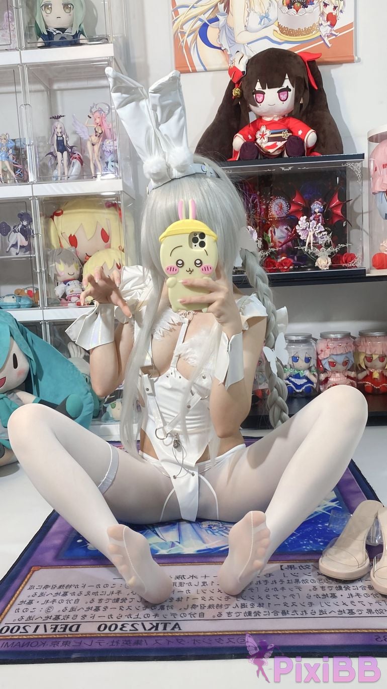 Cosplay White Oak Shirly Azur Blue Route Vicious Rabbit PixiBB.COM 035