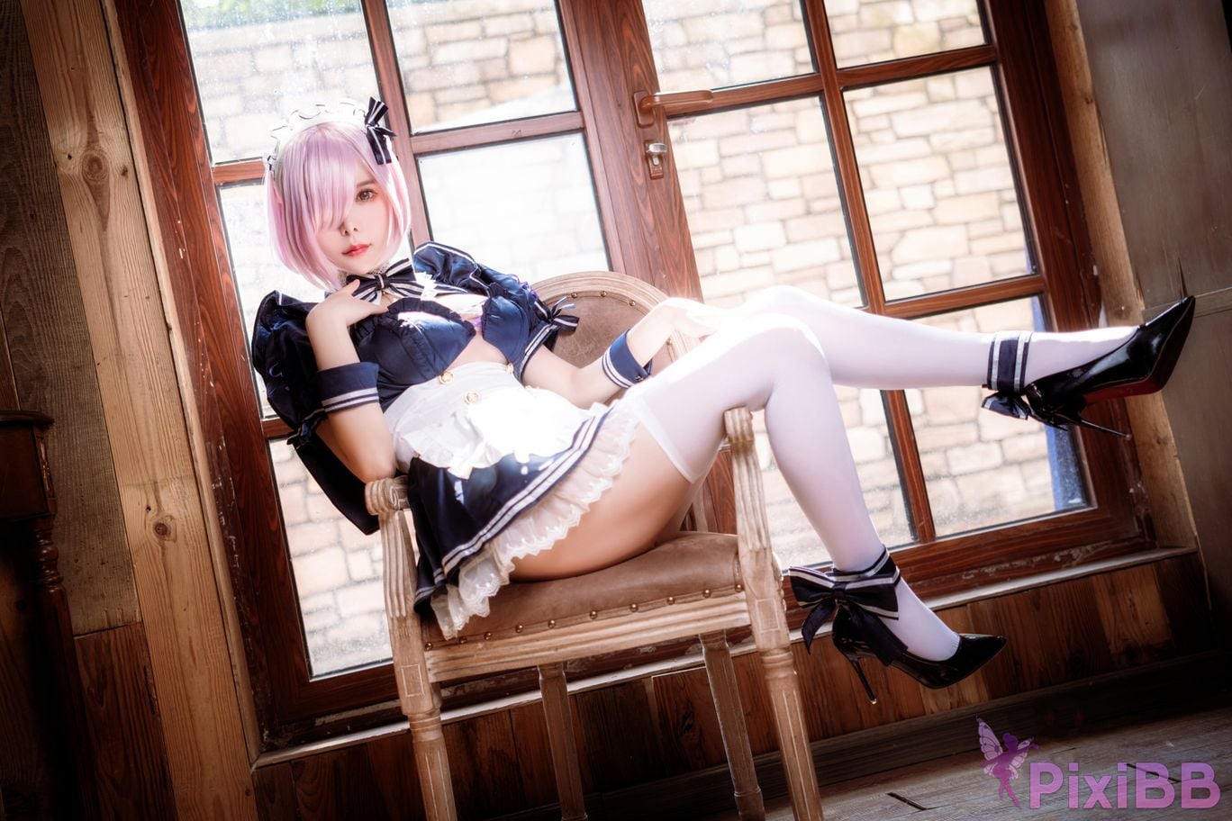 Cosplay Amazon catfish FGO Massau Maid PixiBB.COM 001