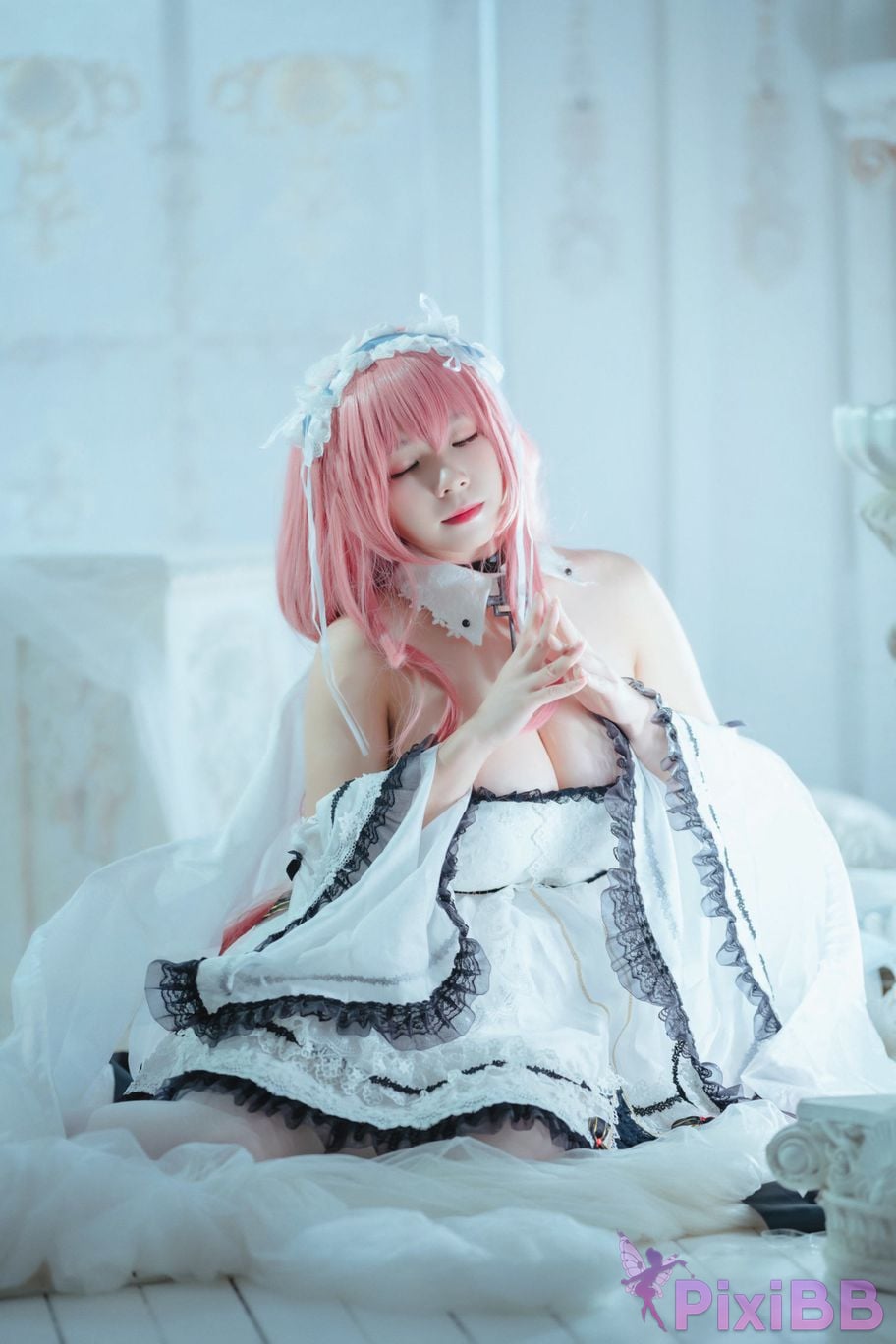 Cosplay Faceless Angel Wy Azur Blue Route Perse PixiBB.COM 004