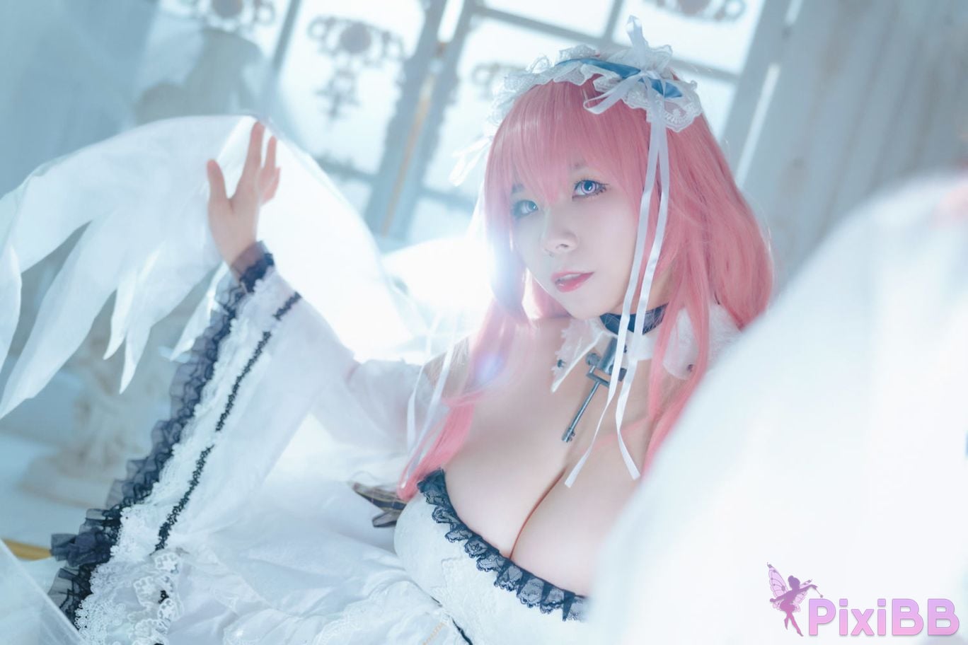 Cosplay Faceless Angel Wy Azur Blue Route Perse PixiBB.COM 005