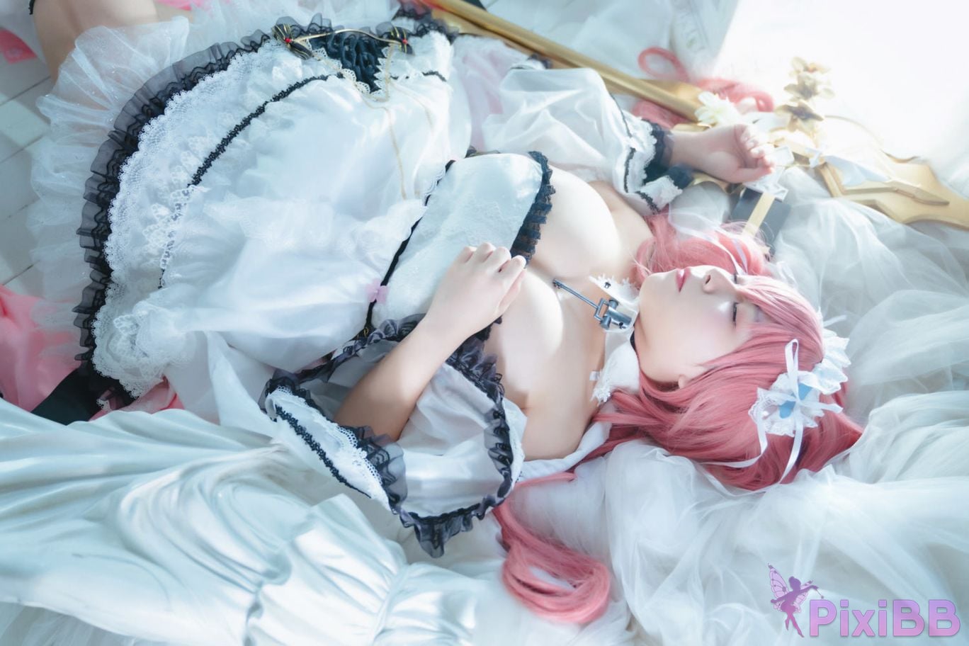 Cosplay Faceless Angel Wy Azur Blue Route Perse PixiBB.COM 006
