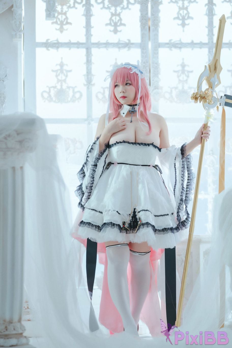 Cosplay Faceless Angel Wy Azur Blue Route Perse PixiBB.COM 008