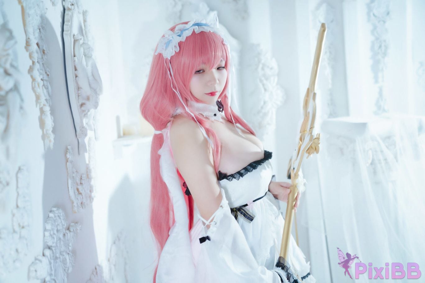 Cosplay Faceless Angel Wy Azur Blue Route Perse PixiBB.COM 013