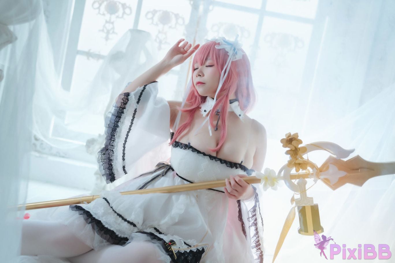 Cosplay Faceless Angel Wy Azur Blue Route Perse PixiBB.COM 018