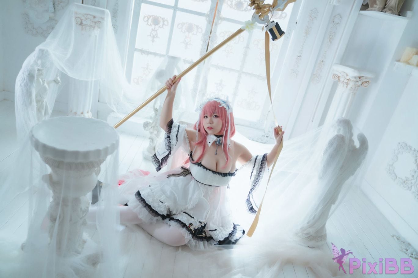 Cosplay Faceless Angel Wy Azur Blue Route Perse PixiBB.COM 020