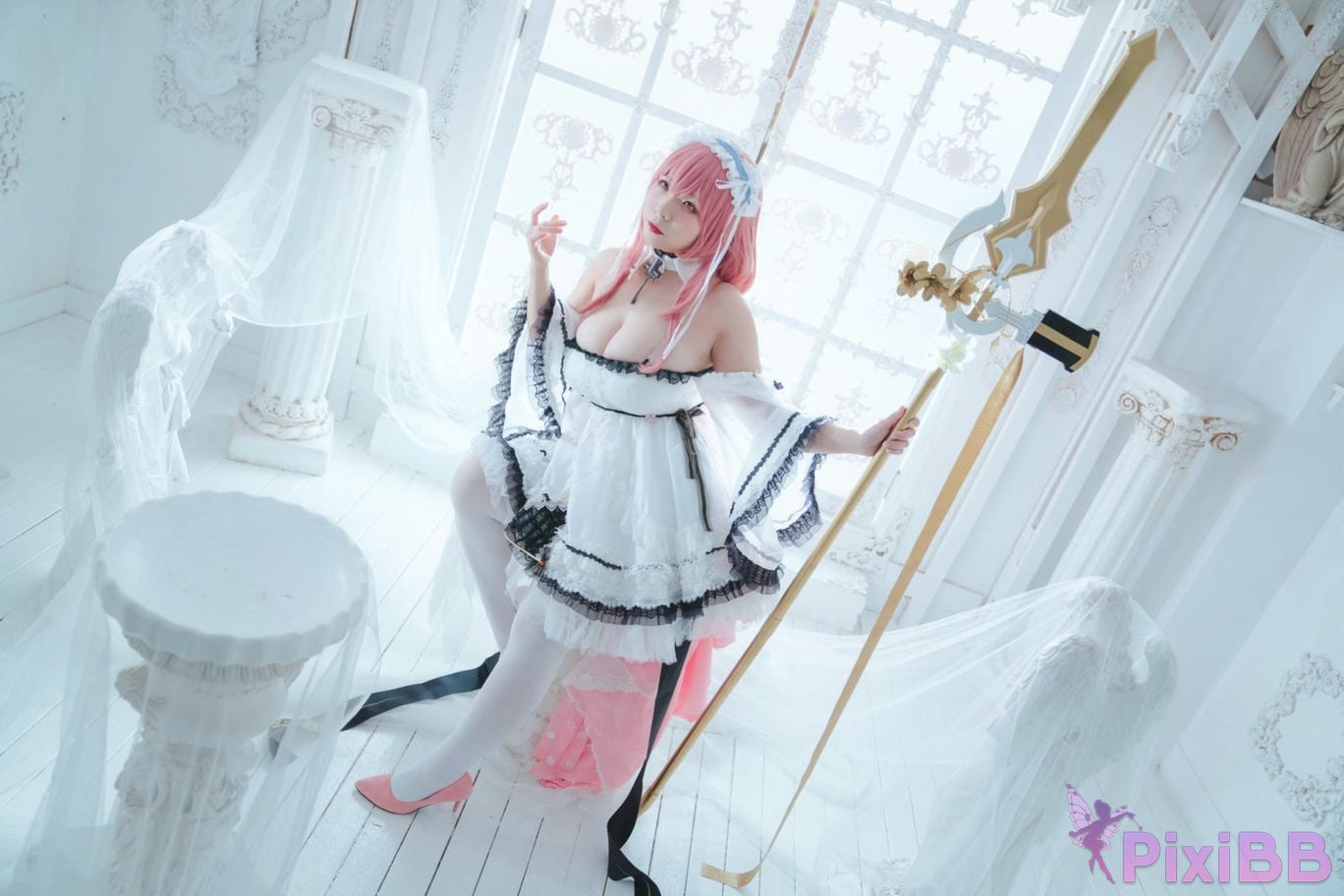 Cosplay Faceless Angel Wy Azur Blue Route Perse PixiBB.COM 021