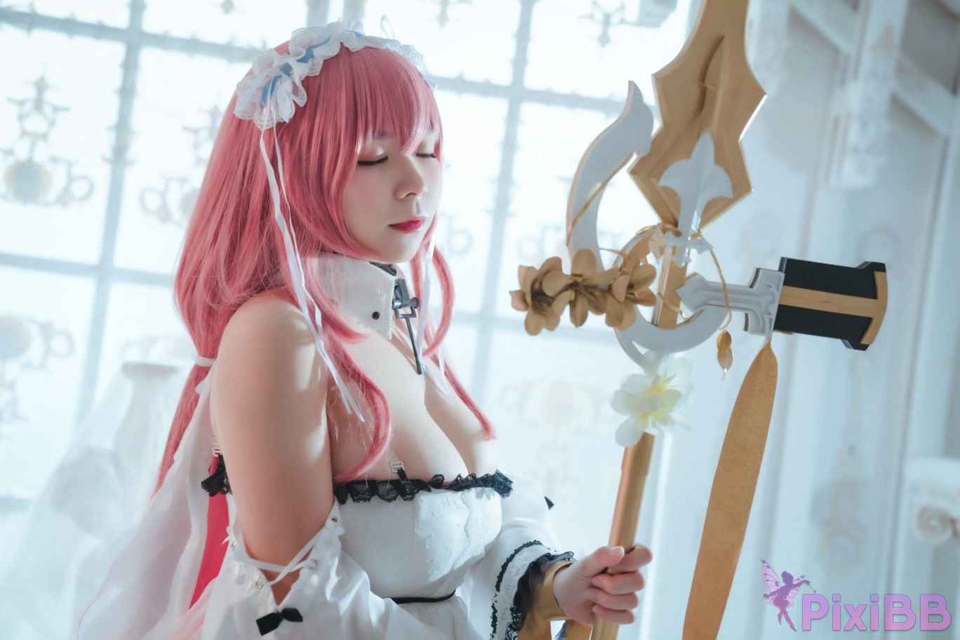 Cosplay Faceless Angel Wy Azur Blue Route Perse PixiBB.COM 022