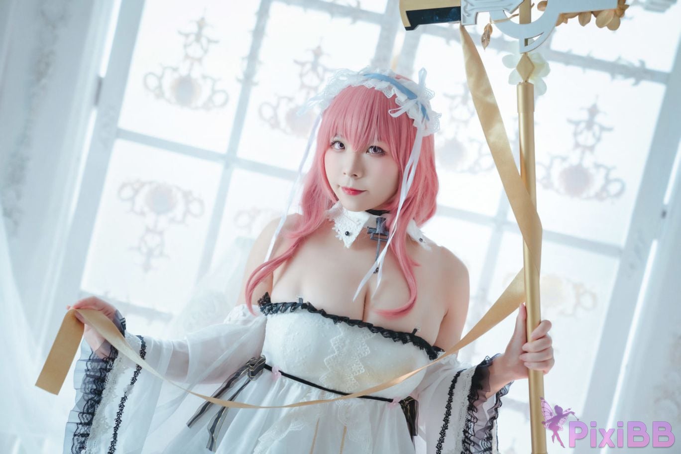 Cosplay Faceless Angel Wy Azur Blue Route Perse PixiBB.COM 025