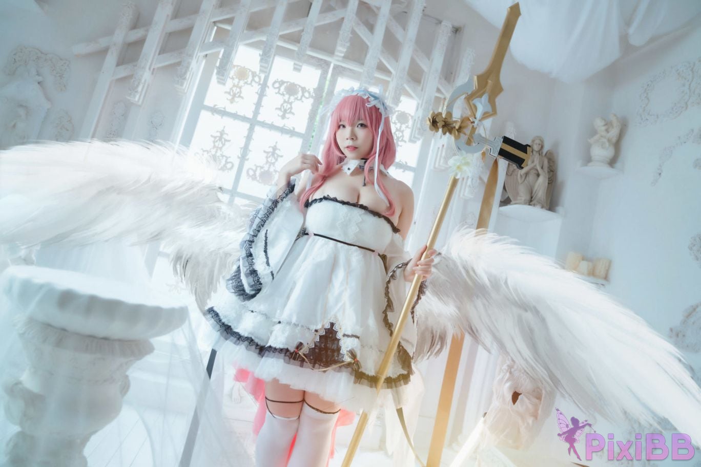 Cosplay Faceless Angel Wy Azur Blue Route Perse PixiBB.COM 026