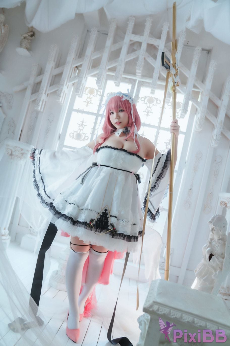 Cosplay Faceless Angel Wy Azur Blue Route Perse PixiBB.COM 027