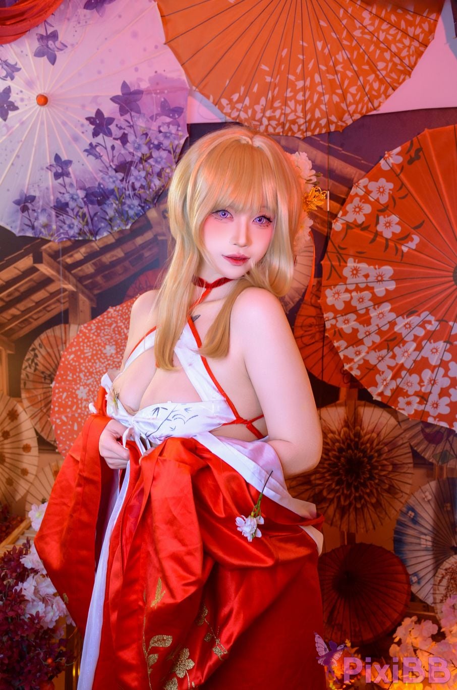 Cosplayer Barbecue pork hibiki azur lane glory new year PixiBB.COM 028