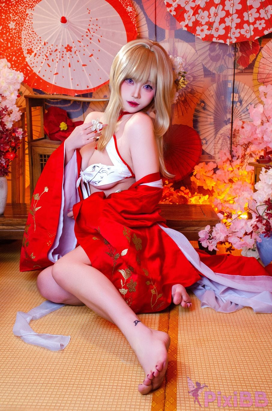 Cosplayer Barbecue pork hibiki azur lane glory new year PixiBB.COM 040