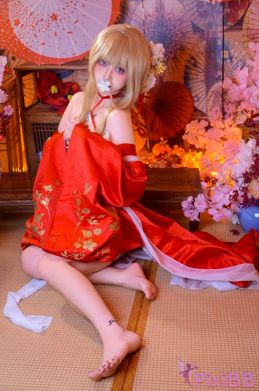 Cosplayer Barbecue pork hibiki azur lane glory new year PixiBB.COM 054