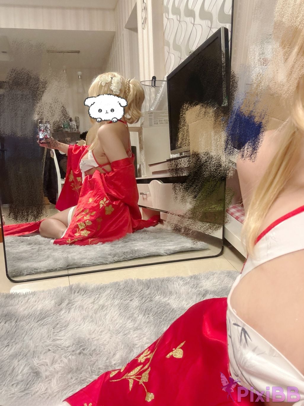 Cosplayer Barbecue pork hibiki azur lane glory new year PixiBB.COM 060