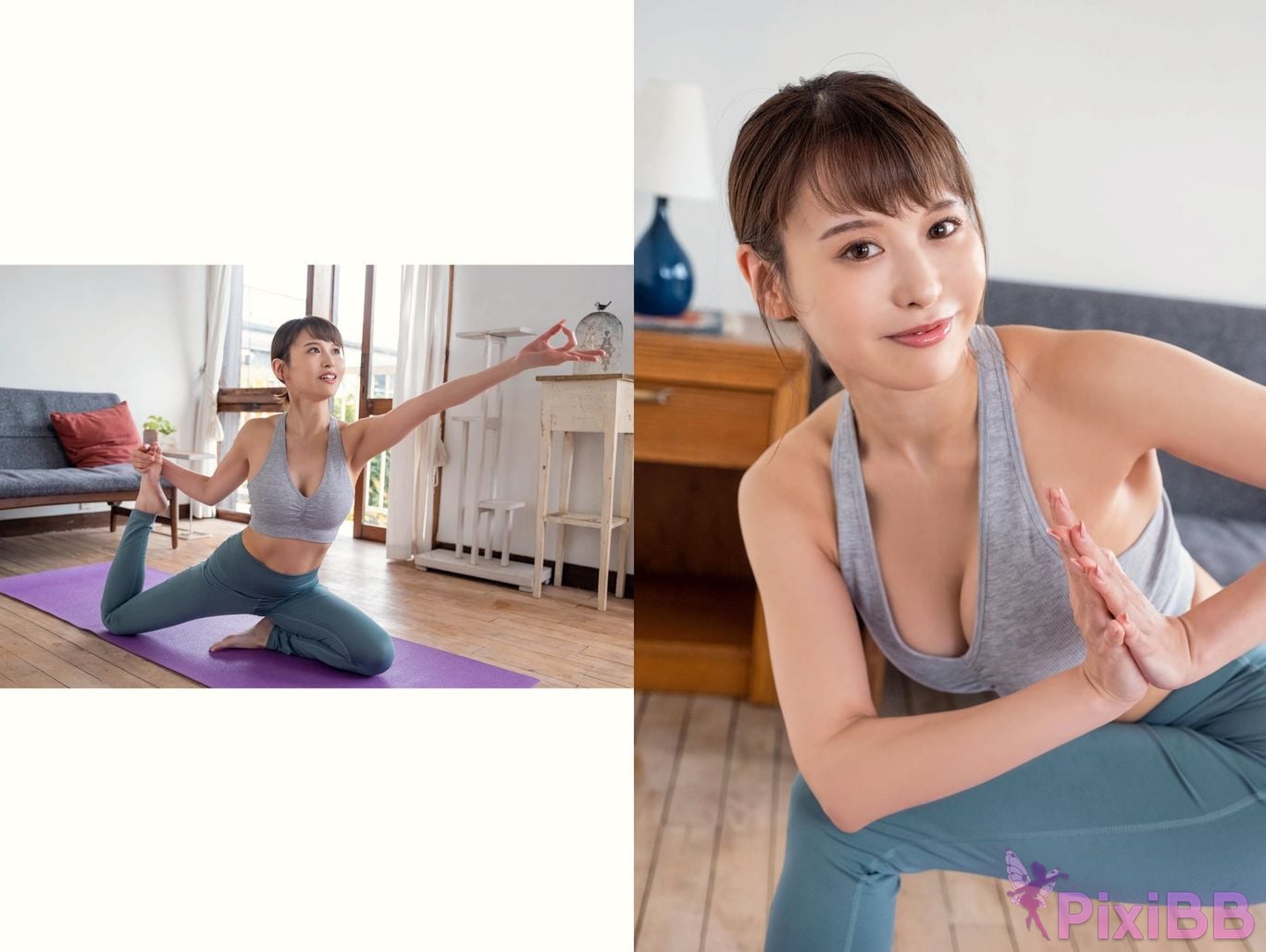 Japanese Idol Maaya Irita Ru Tian Zhen Ling Do lots of yoga PixiBB.COM 021