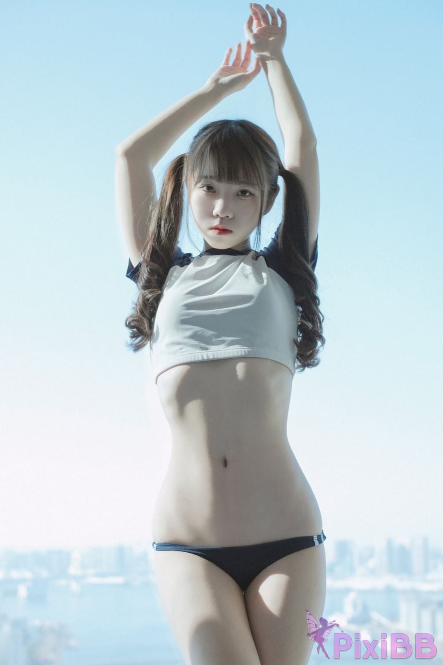Coser Ke ke xiao bai tu PixiBB.COM 001