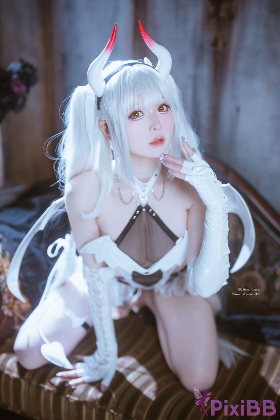 Cosplayer Shimotsuki shimo Blanc Demon PixiBB.COM 002