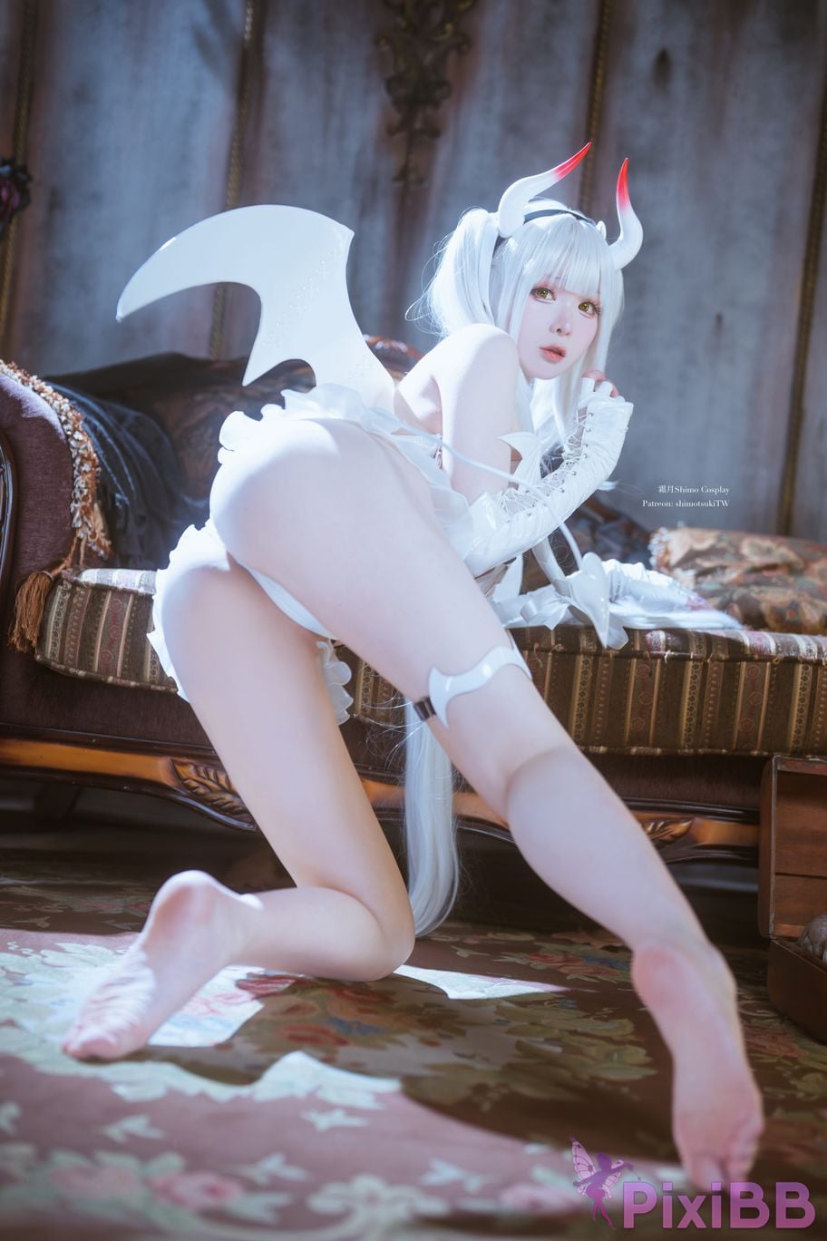 Cosplayer Shimotsuki shimo Blanc Demon PixiBB.COM 003