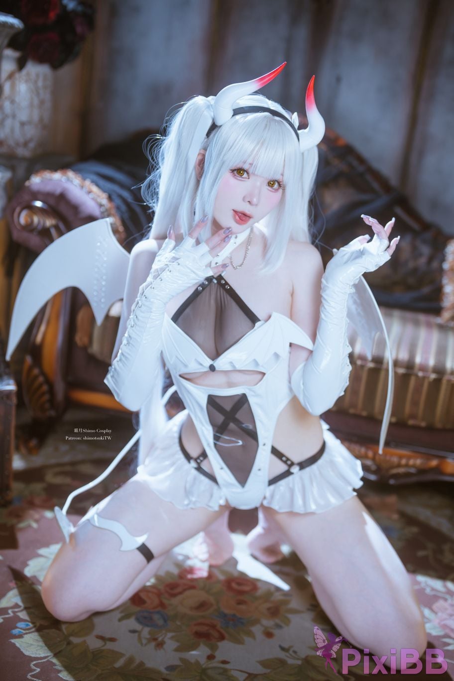 Cosplayer Shimotsuki shimo Blanc Demon PixiBB.COM 005