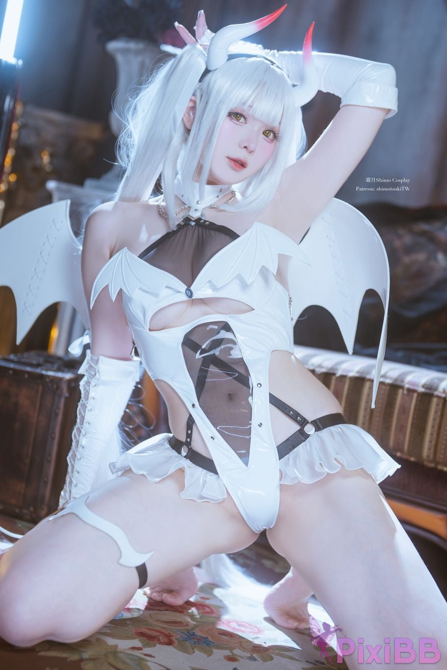 Cosplayer Shimotsuki shimo Blanc Demon PixiBB.COM 007
