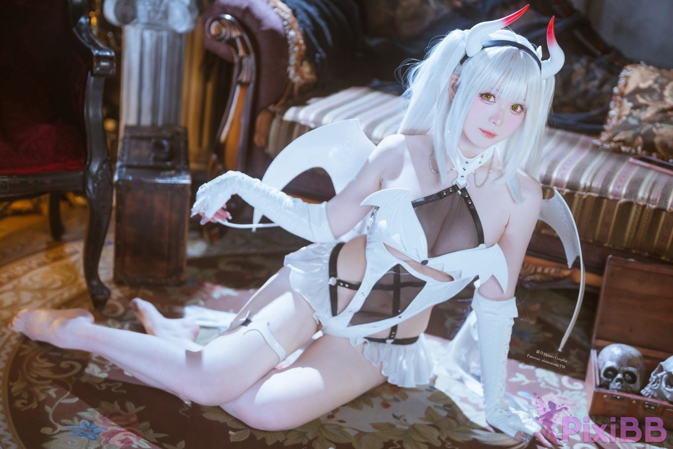 Cosplayer Shimotsuki shimo Blanc Demon PixiBB.COM 008