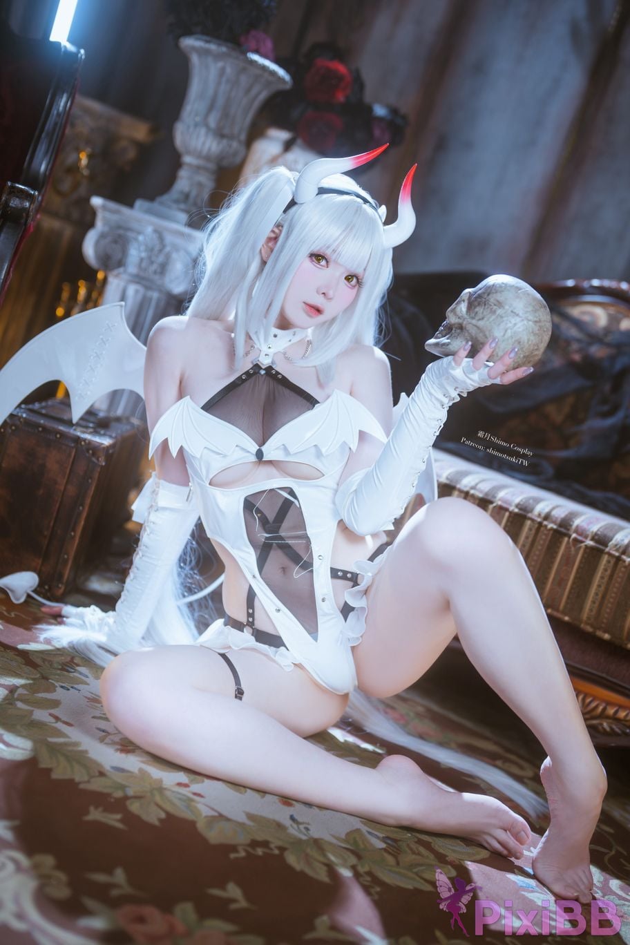 Cosplayer Shimotsuki shimo Blanc Demon PixiBB.COM 011