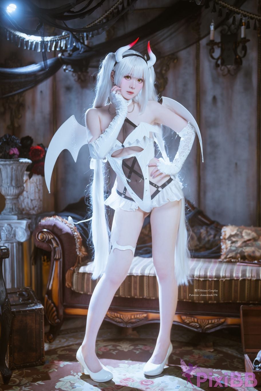 Cosplayer Shimotsuki shimo Blanc Demon PixiBB.COM 013