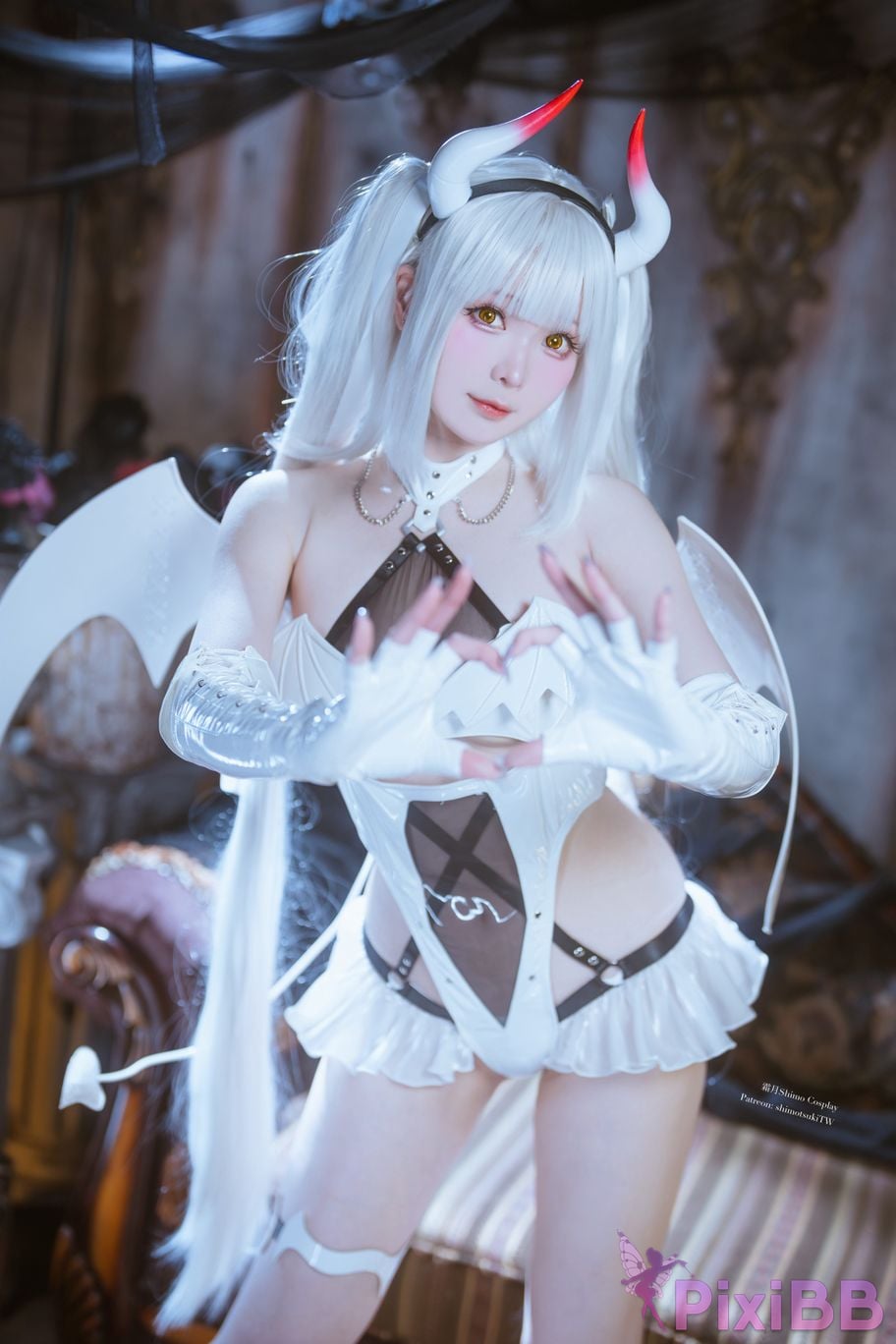 Cosplayer Shimotsuki shimo Blanc Demon PixiBB.COM 014