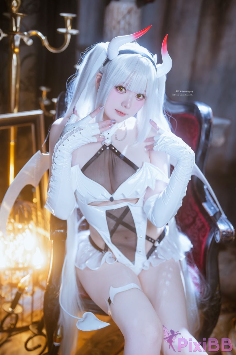 Cosplayer Shimotsuki shimo Blanc Demon PixiBB.COM 016