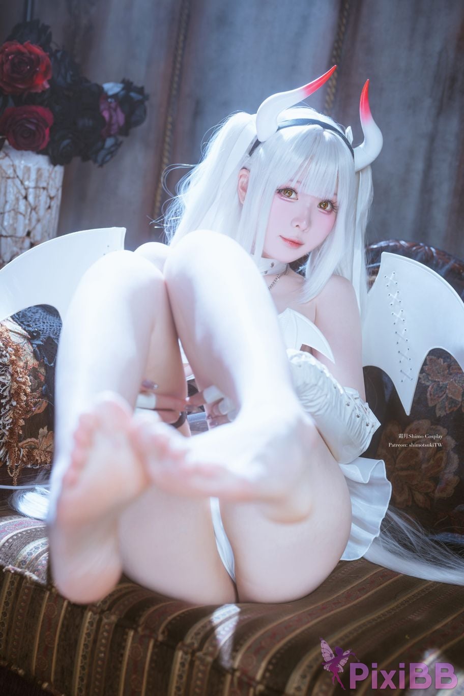 Cosplayer Shimotsuki shimo Blanc Demon PixiBB.COM 017