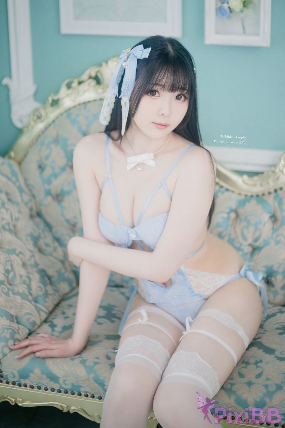 Coser shimo Blue Lingerie PixiBB.COM 011
