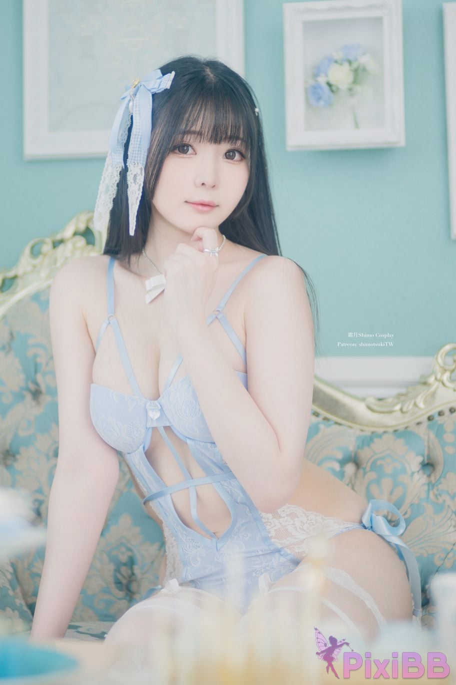 Coser shimo Blue Lingerie PixiBB.COM 013