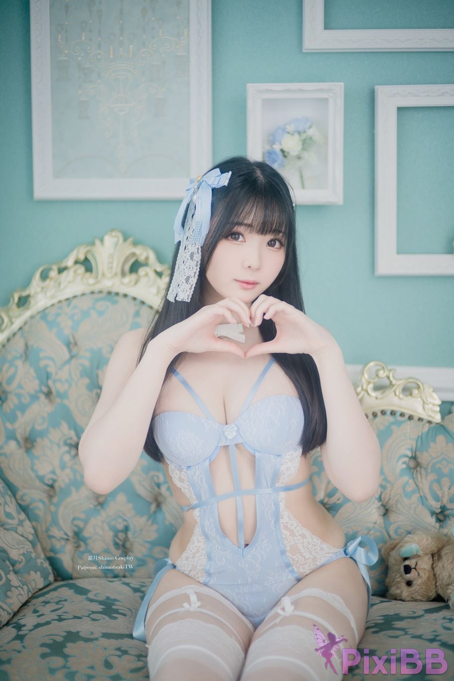 Coser shimo Blue Lingerie PixiBB.COM 015