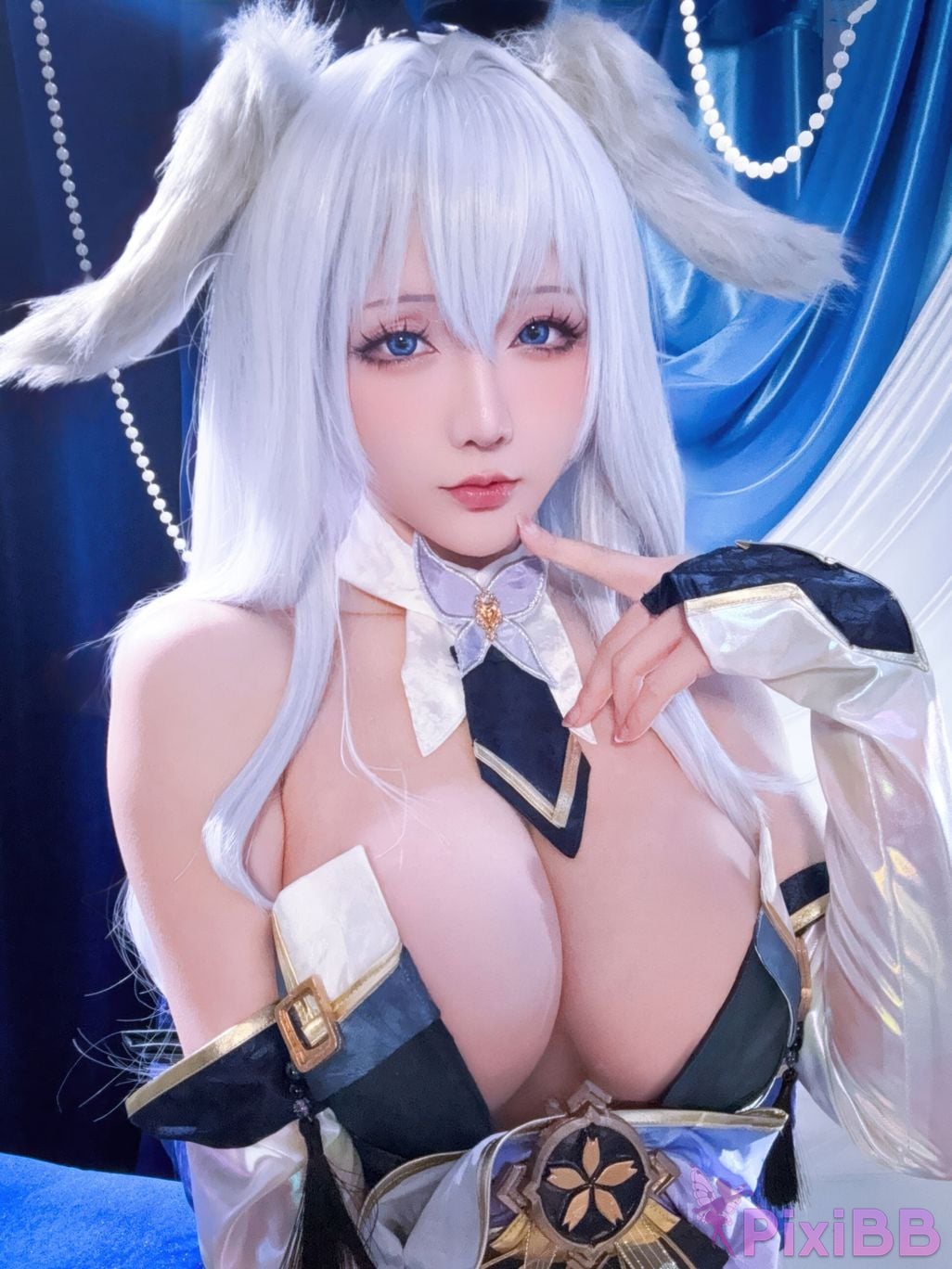 Cosplayer The star is late Hoshilily azur lane Shinano bunny girl PixiBB.COM 037