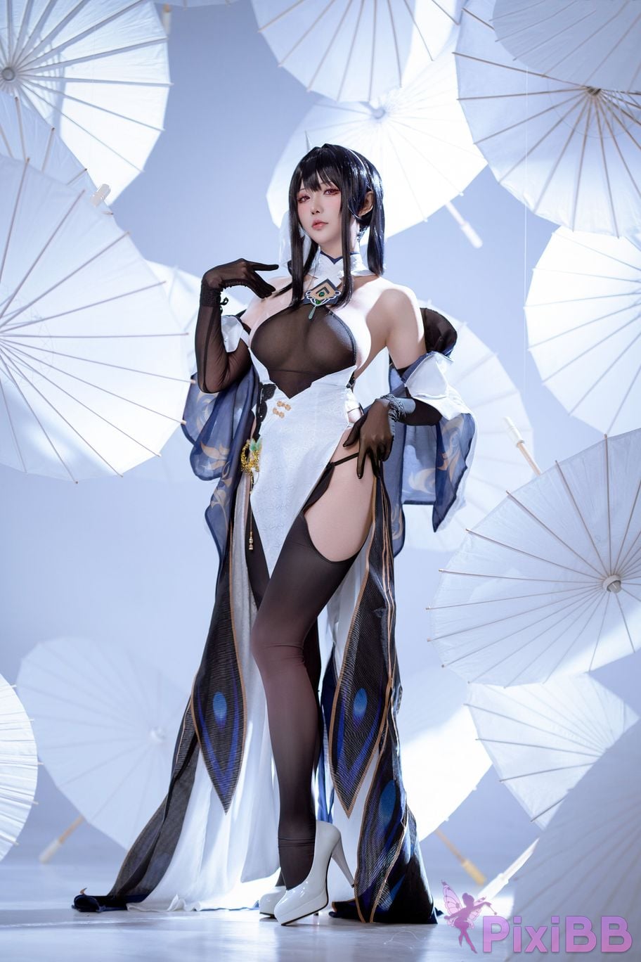 Cosplayer The star is late Hoshilily azur lane Zhenhai Reform PixiBB.COM 001
