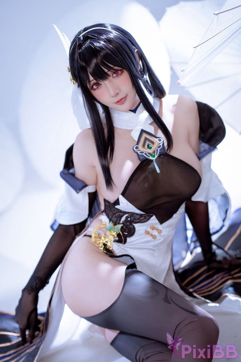 Cosplayer The star is late Hoshilily azur lane Zhenhai Reform PixiBB.COM 003