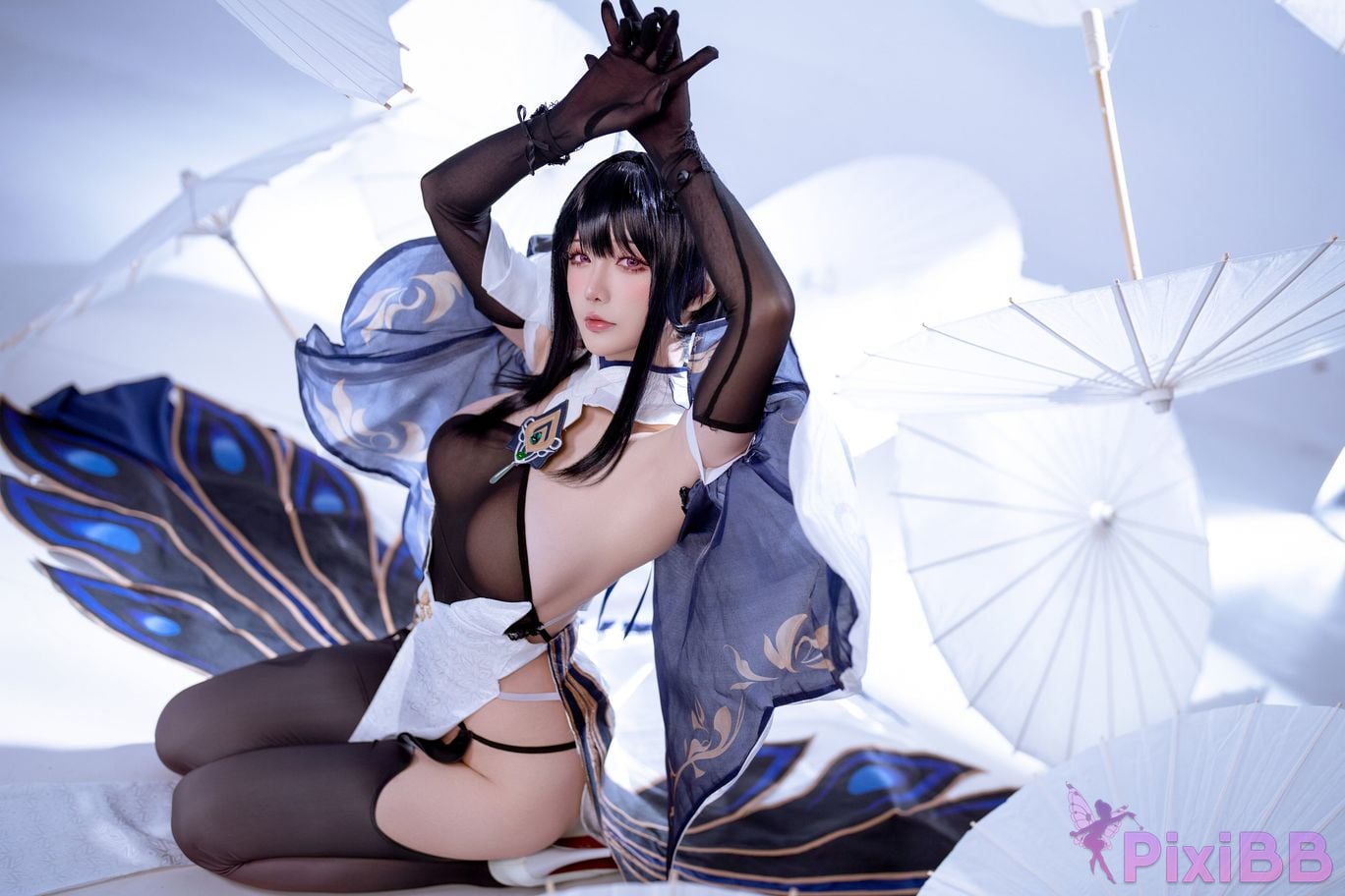 Cosplayer The star is late Hoshilily azur lane Zhenhai Reform PixiBB.COM 010
