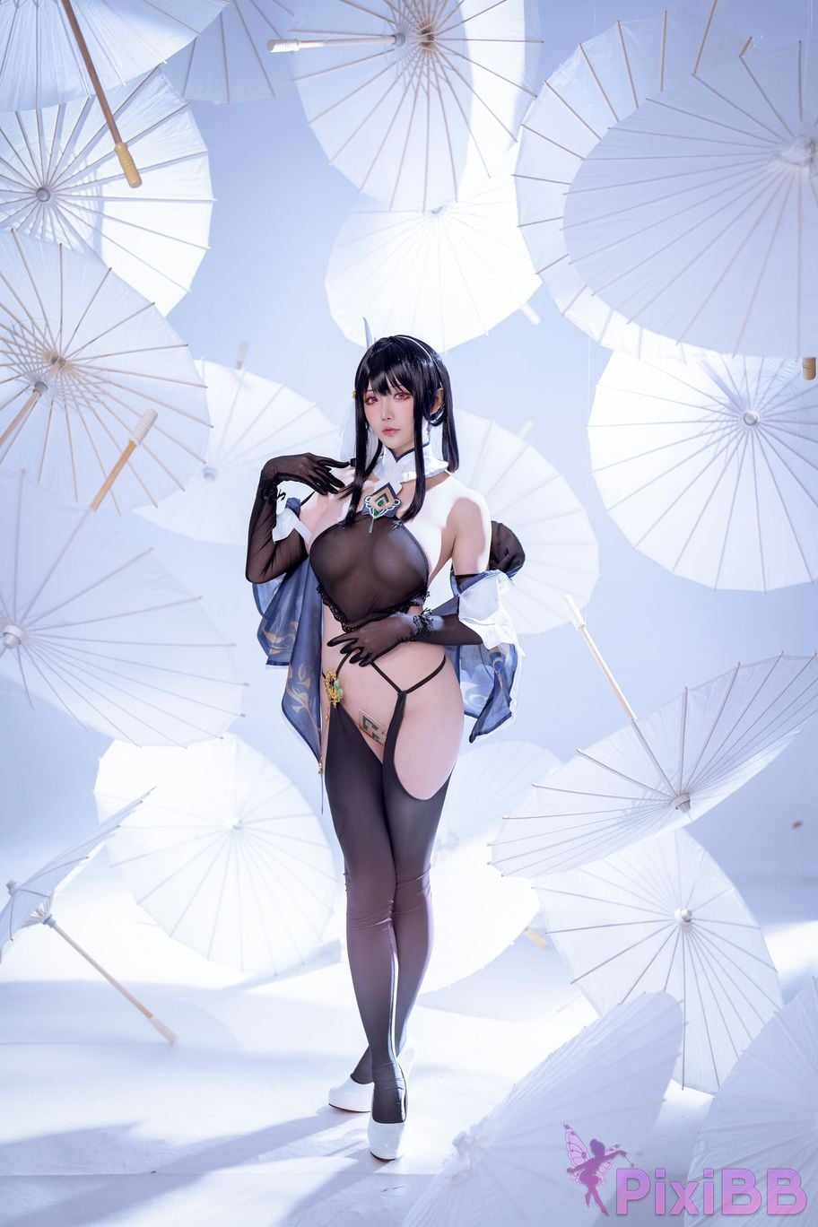 Cosplayer The star is late Hoshilily azur lane Zhenhai Reform PixiBB.COM 014