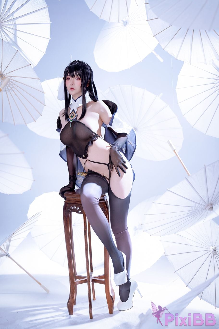 Cosplayer The star is late Hoshilily azur lane Zhenhai Reform PixiBB.COM 019