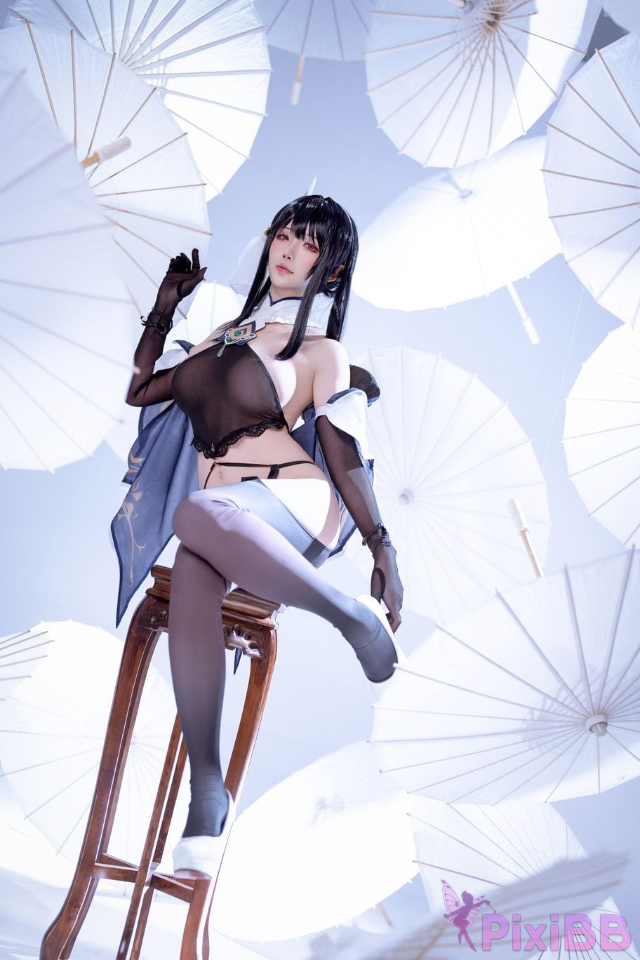 Cosplayer The star is late Hoshilily azur lane Zhenhai Reform PixiBB.COM 020