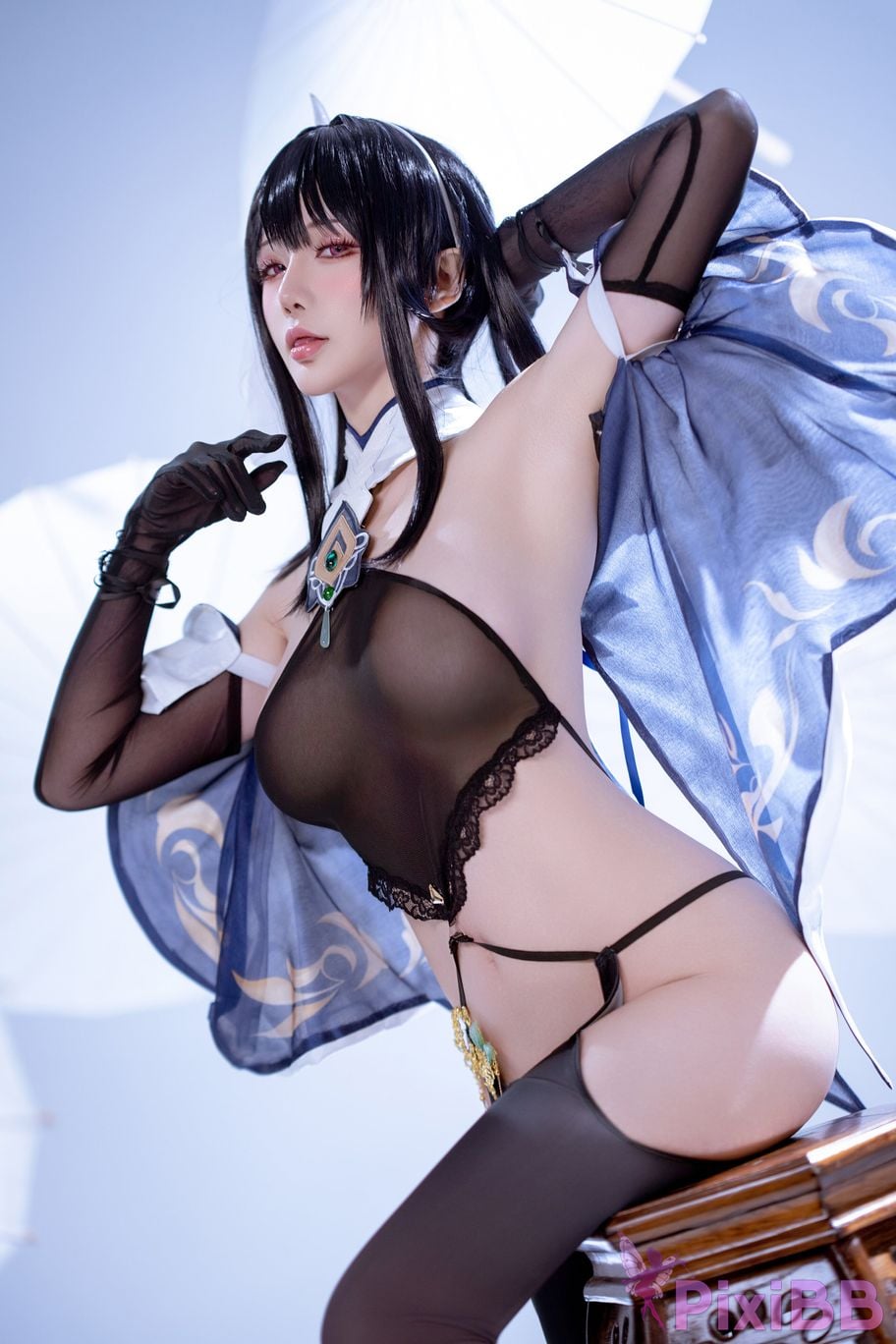 Cosplayer The star is late Hoshilily azur lane Zhenhai Reform PixiBB.COM 024