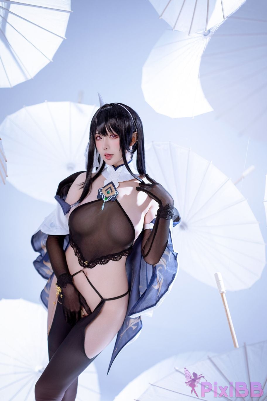 Cosplayer The star is late Hoshilily azur lane Zhenhai Reform PixiBB.COM 026