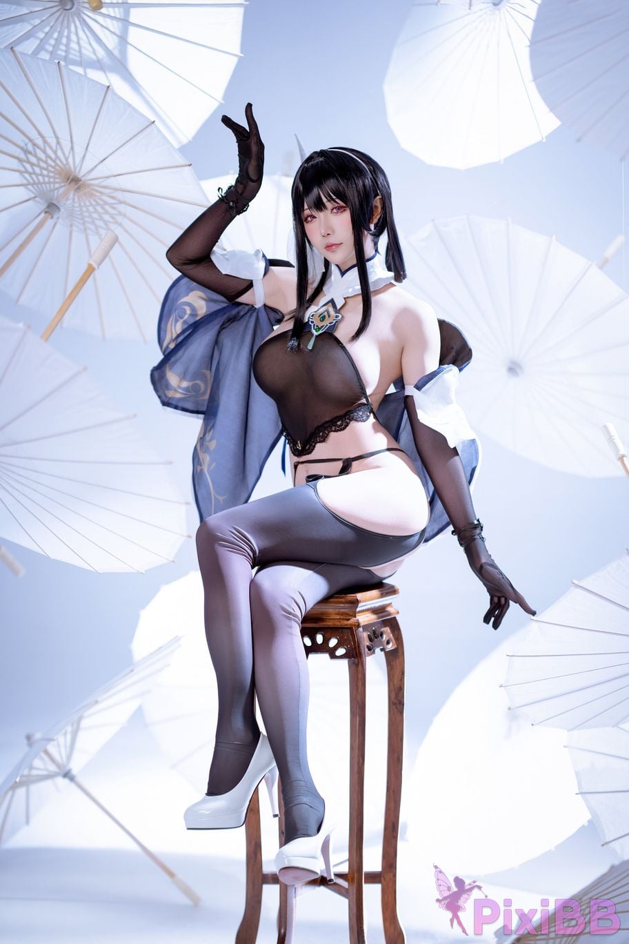 Cosplayer The star is late Hoshilily azur lane Zhenhai Reform PixiBB.COM 029