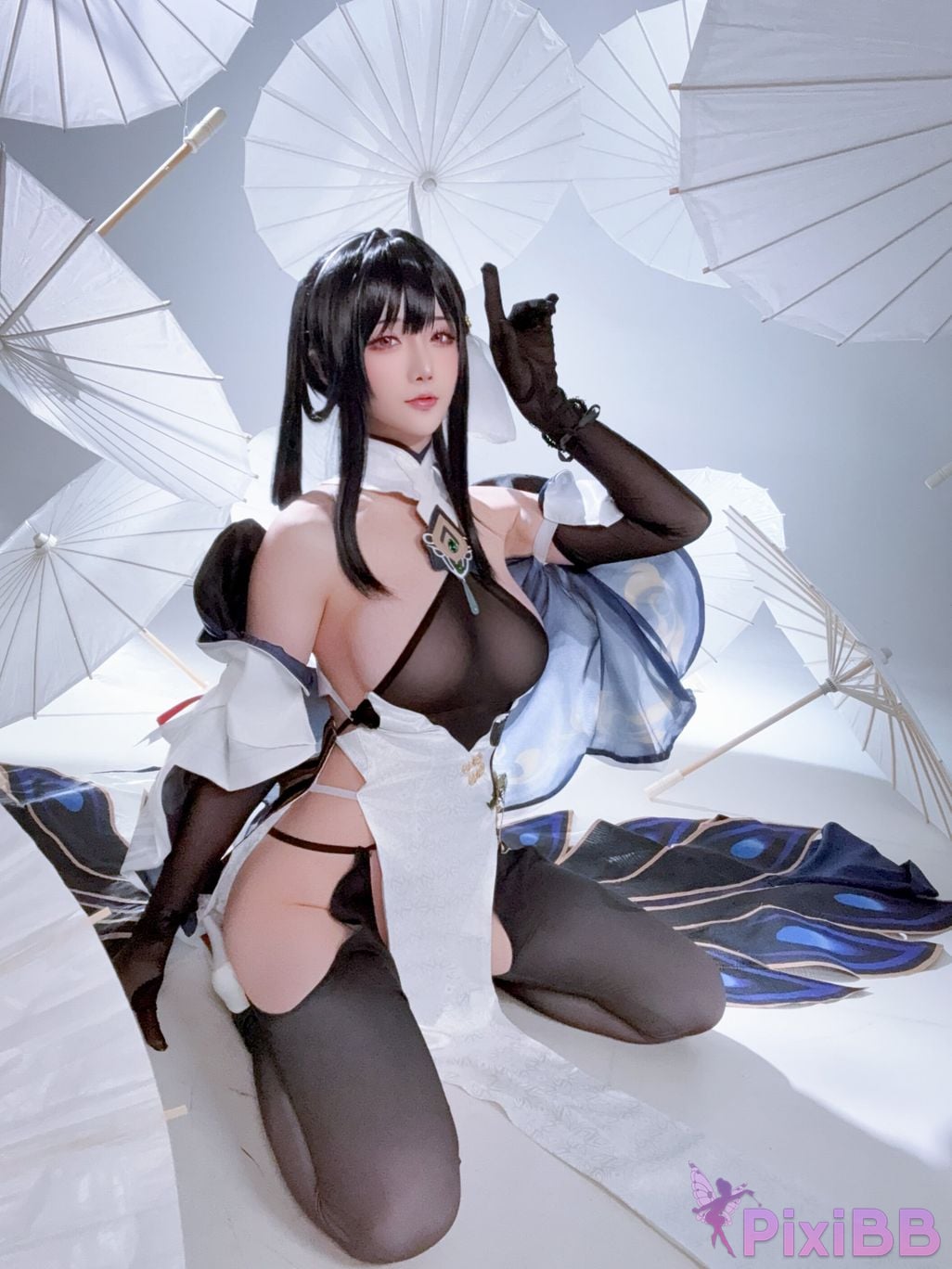 Cosplayer The star is late Hoshilily azur lane Zhenhai Reform PixiBB.COM 030