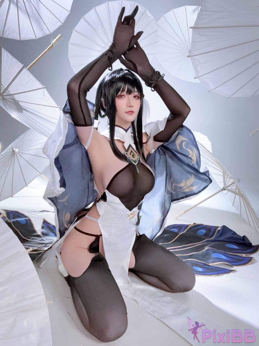 Cosplayer The star is late Hoshilily azur lane Zhenhai Reform PixiBB.COM 031