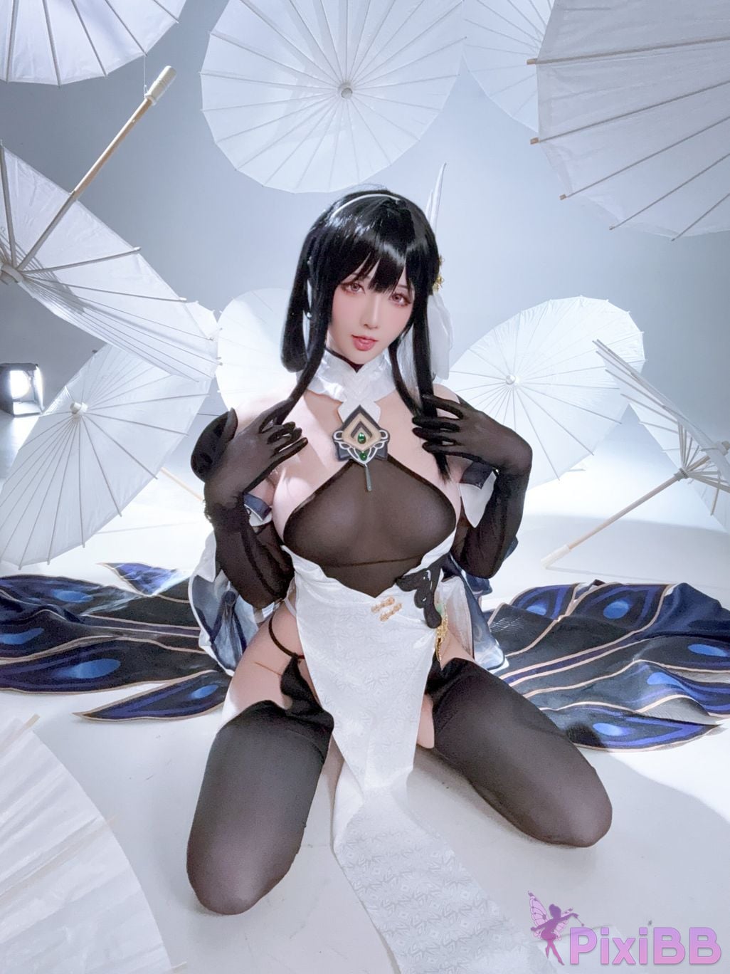 Cosplayer The star is late Hoshilily azur lane Zhenhai Reform PixiBB.COM 033